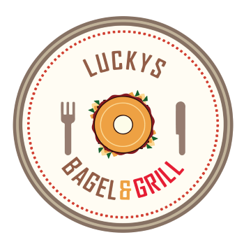Luckys Bagel & Grill logo